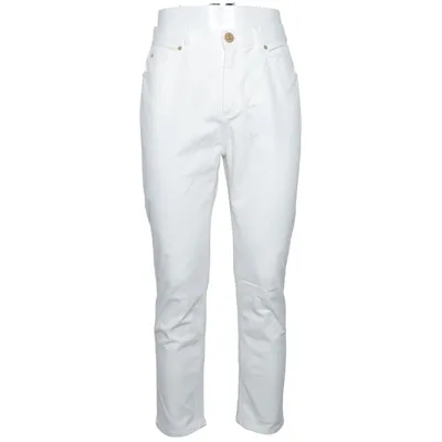 Jean (Blanc) de Balmain Coton, Élasthane