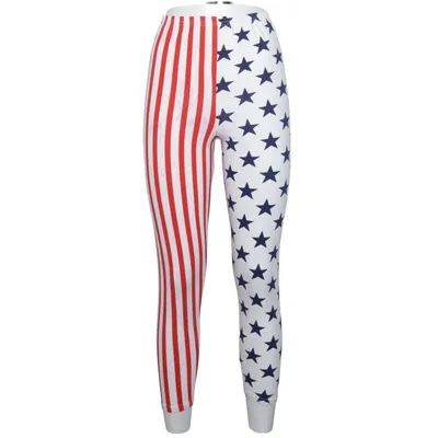 Leggings (Rot, Blau, Weiß) von DuPont Baumwolle, Elasthan