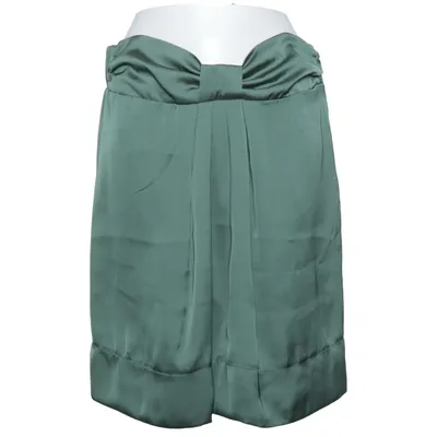 Nederdel (Grøn) fra Nice Things Paloma S. Acetat, Polyester