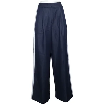 Palazzo pants (Blue, White) from The Room Elastane, Polyester, Viscose