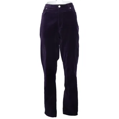 Corduroy pants (Purple) from Lands' End Cotton, Elastane
