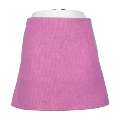 Skirt (Pink) from Ganni Polyamide, Viscose, Wool