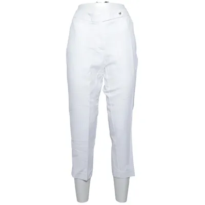 Chinos (White) from Anne Klein Cotton, Elastane