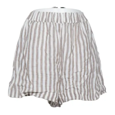 Short (Beige, Blanc) de Linenfox