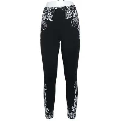 Leggings (Svart, Vit) från Black Premium Bomull, Elastan