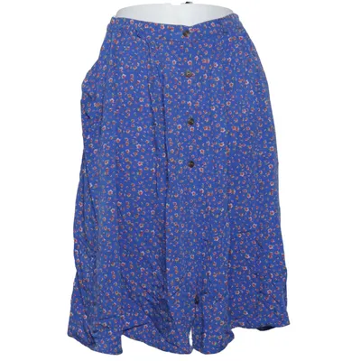 Nederdel (Blå, Flerfarvet) fra Crep Viscose