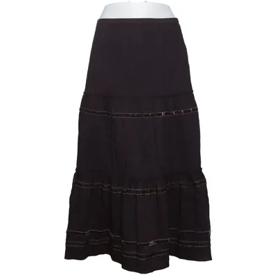 Maxi nederdel (Brun) fra Olsen Acetat, Bomuld, Polyester