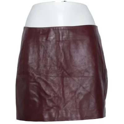 Rock (Rot) von Sézane Elasthan, Leder, Polyester