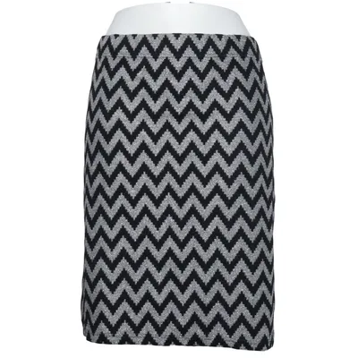 Skirt (Black, Silver) from Amy's Stories Elastane, Metallic fiber, Polyester, Viscose