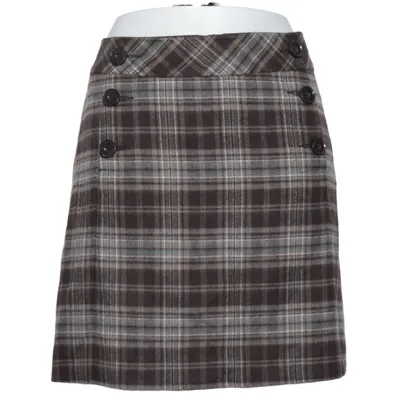 Nederdel (Grå, Brun) fra Manguun Polyester, Viscose