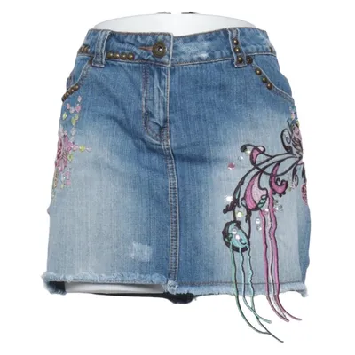 Denim skirt (Capw/Jns Embr S-P Skirt) from Capsize Cotton
