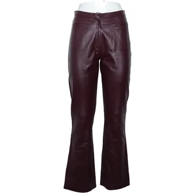 Læderbukser (Lilla) fra Girl 2 Girl Læder, Viscose