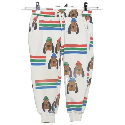 Sweatpants (White, Multicolored) from Mini Rodini Cotton