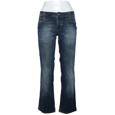 Jeans (Blå) från Dolce & Gabbana Bomull, Elastan, Skinn