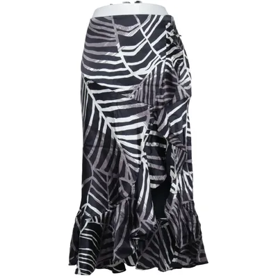 Jupe (Noir, Blanc) de Carolina Herrera Soie