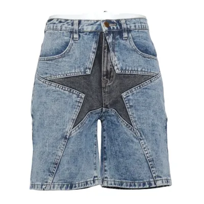 Jeansshorts (Blå, Svart) från Aelfric Eden Bomull, Polyester