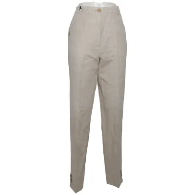 Chinos (Beige) van Meico Katoen, Linnen