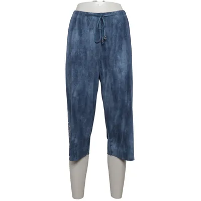 Driekwart broek (Blauw) van Masquenada Elastaan, Polyester