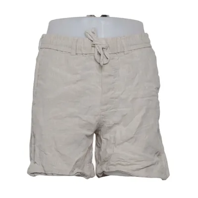 Korte broek (Beige) van Zara Linnen