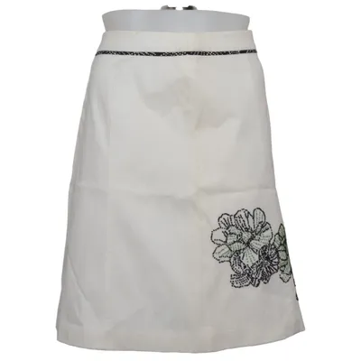 Skirt (White) from Sigrid Olsen Cotton, Elastane, Polyester