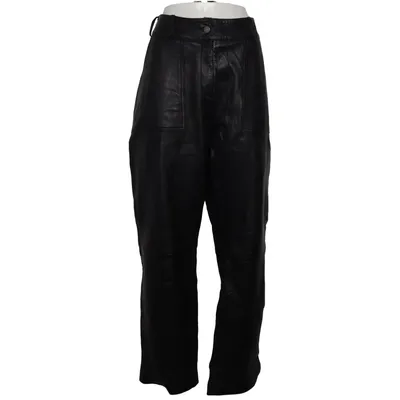 Leather pants (Black) from Muubaa Leather, Polyester