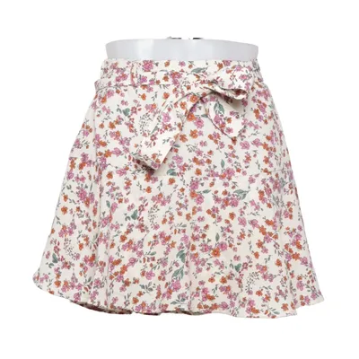 Wrap skirt (White, Multicolored) from My Jewellery Elastane, Polyester