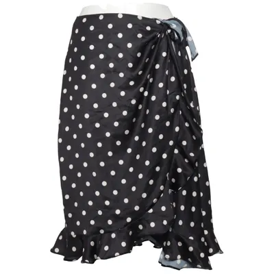 Omlottkjol (Svart, Vit) från Pop Copenhagen Polyester