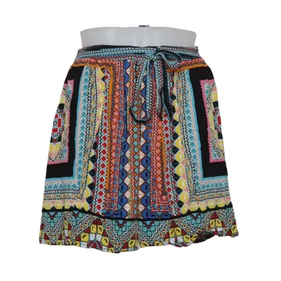 Rok (Blauw, Meerkleurig) van Warehouse Viscose