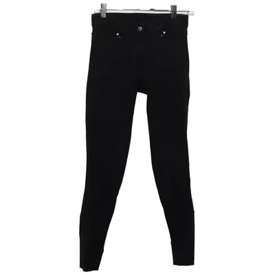 Pantalon d'équitation (Noir) de Loesdau Élasthane, Coton biologique, Polyamide, Polyuréthane