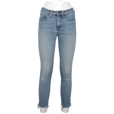 Jeans (9" High-Rise Skinny Crop) from Madewell Cotton, Elastane