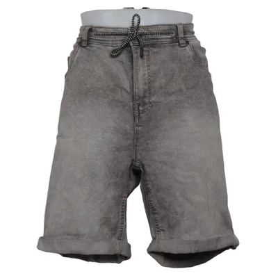 Short en jean (Gris) de 9th Avenue Coton, Élasthane, Polyester