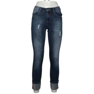 Jeans (Blå) från Hand Work Denim Bomull, Elastan