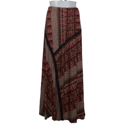 Maxi rok (Rood, Beige, Zwart) van Boysen's Elastaan, Viscose