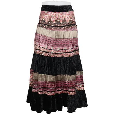 Maxi rok (Zwart, Meerkleurig) van Jodi