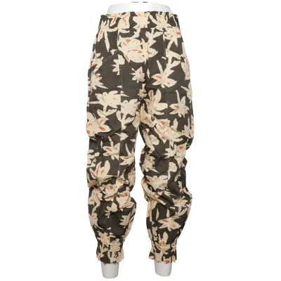 Broek (Groen, Beige, Oranje) van Zara Katoen