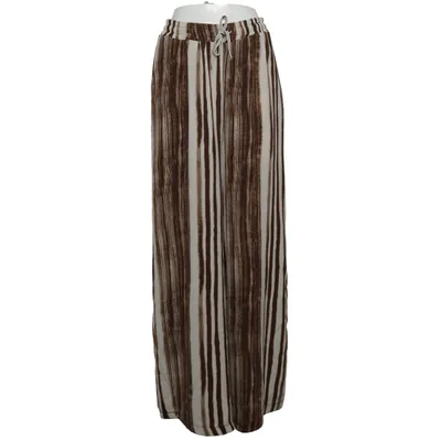 Palazzo broek (Bruin, Wit) van Elisa Immagine Polyester