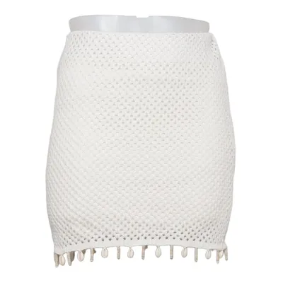 Beach skirt (White) from Nisan Cotton, Polyester