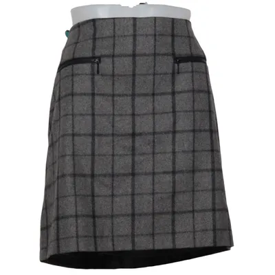 Rok (Grijs) van Dalia Polyester, Viscose, Wol