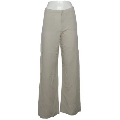 Pantalon patte d'éléphant (Beige) de Primark Coton, Lin, Viscose