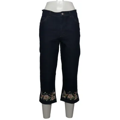 Trekvartsbyxor (Blå, Flerfärgad) från Pat Too Pat Bomull, Elastan, Polyester