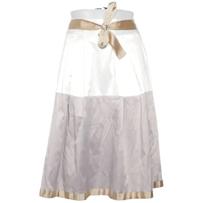 Skirt (White, Gray, Beige) from Heine Cotton, Elastane, Polyester
