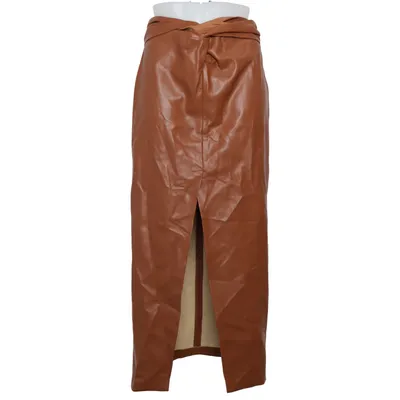 Jupe (Marron) de Ciminy Coton, Polyuréthane