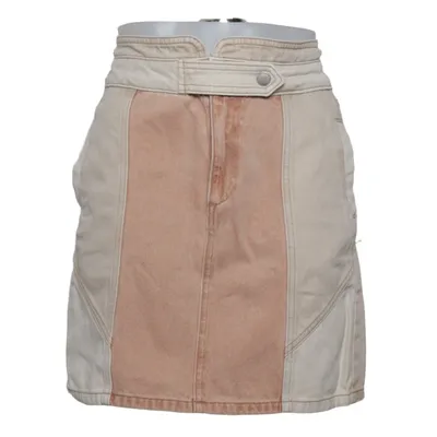 Jupe en jean (Beige, Marron, Multicolore) de Promod Coton, Polyester