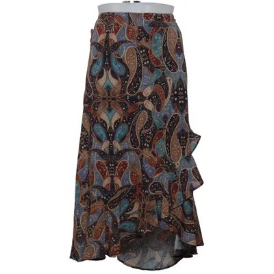 Rok (Revw7 Aop Midi Skirt) van Revelation Polyester