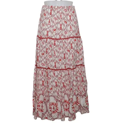 Maxi rok (Wit, Rood) van Next Petite Katoen