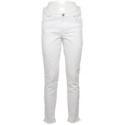 Jean (Blanc) de Pieszak Coton, Élasthane, Polyester