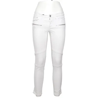 Spijkerbroek (Wit) van The Kooples Sport Katoen, Elastaan