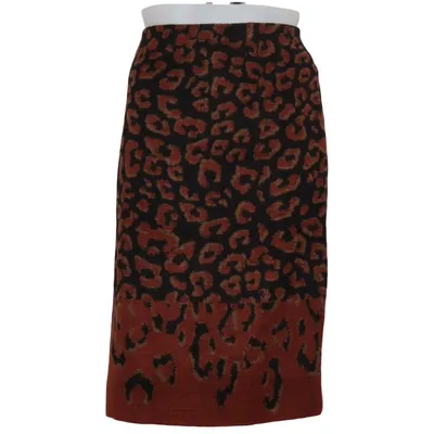 Jupe (Marron, Noir, Multicolore) de Un Jour Ailleurs Polyamide, Viscose, Laine