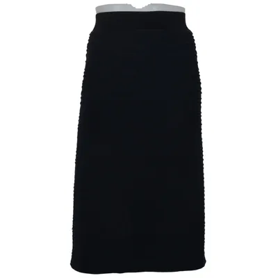 Blyantnederdel (Blå) fra Witteveen Elastan, Polyester, Viscose