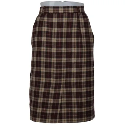Skirt (Beige, Brown) from Hirsch Wool
